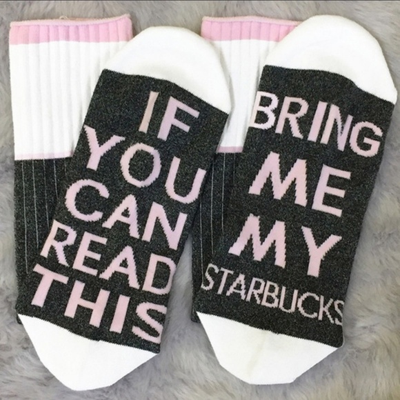 ❤ONE PAIR LEFT ❤☕FUN SOCKS ☕ - Picture 2 of 3